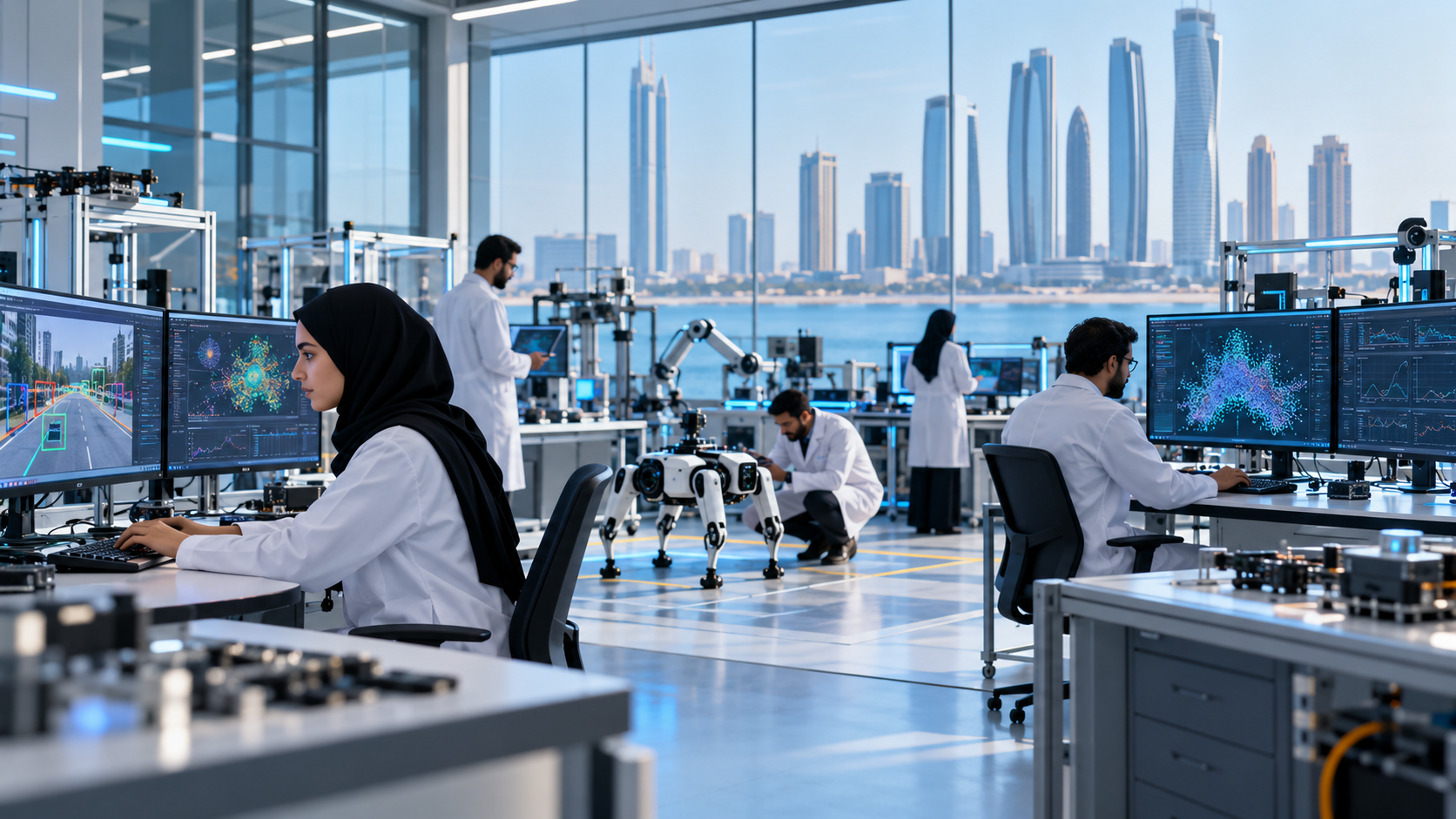 Abu Dhabi researchers testing reliable AI systems in an advanced laboratory