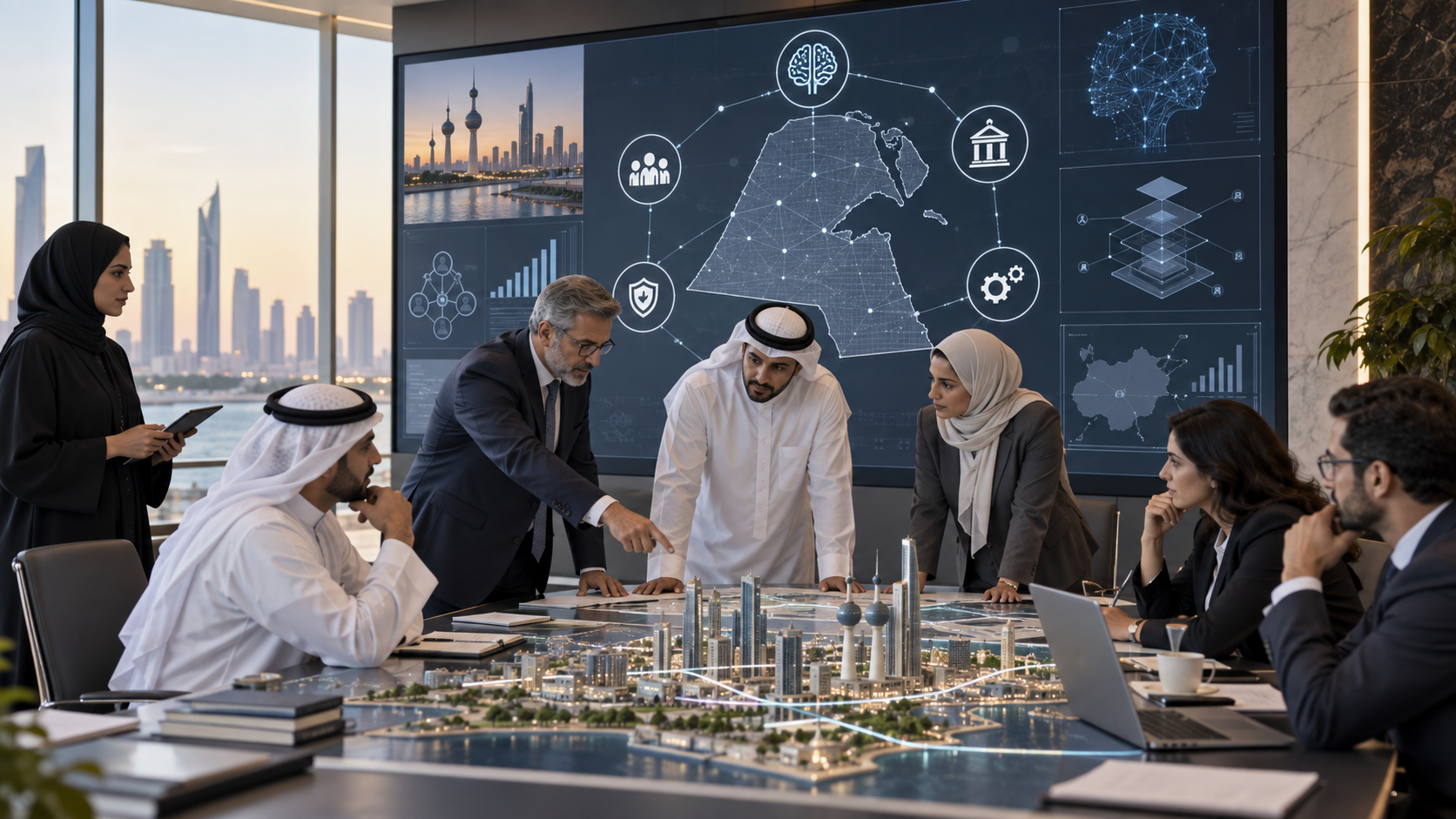 Kuwait stakeholders assessing national AI readiness and governance priorities