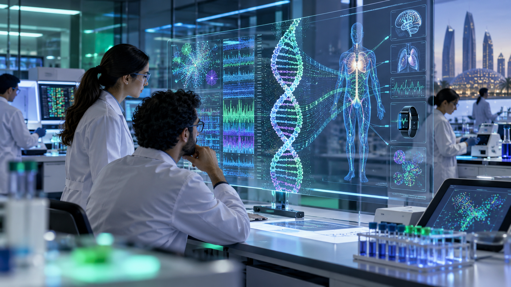 Researchers connecting genomic and clinical data for AI-enabled precision medicine in Abu Dhabi