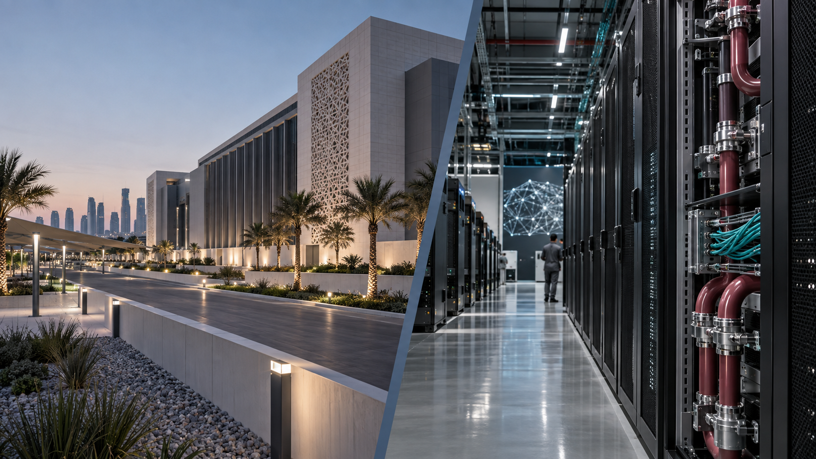 Qatar-inspired data centre campus and high-density AI computing infrastructure