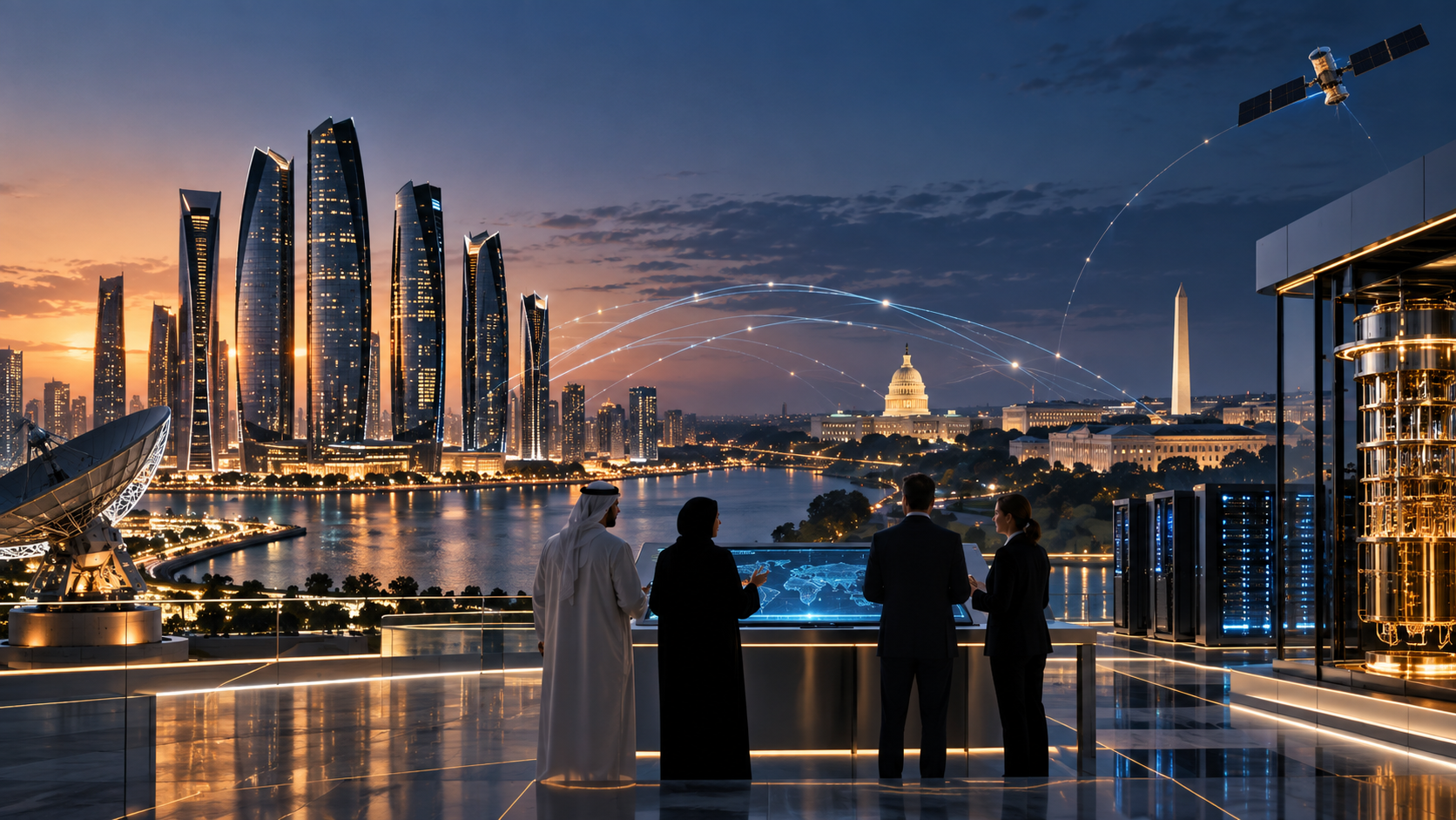UAE and US technology cooperation represented by connected AI infrastructure and research environments